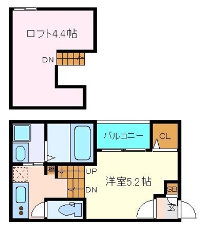 連坊駅 徒歩8分 1階の物件間取画像